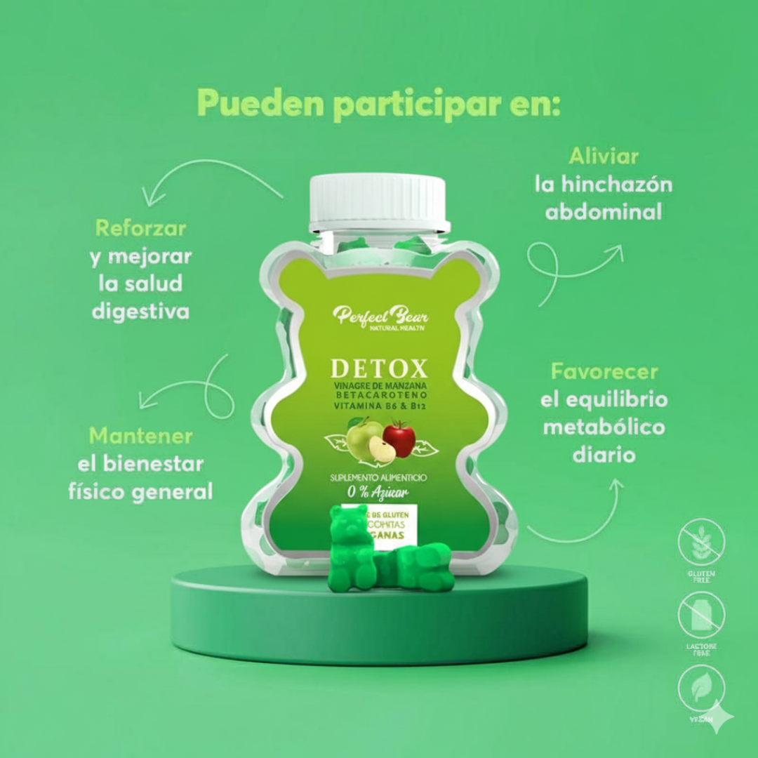 Gomitas Detox de Vinagre de Manzana
