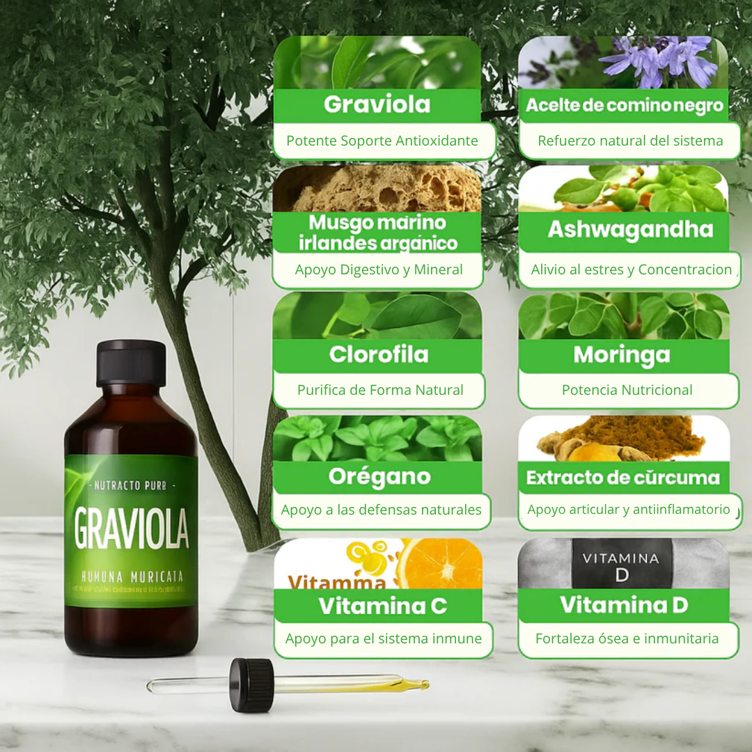 VitalGraviola – resalta vitalidad y salud natural.
