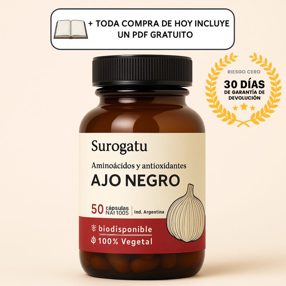 Ajo Negro de Surogatu - Vitalidad y protección en cada cápsula