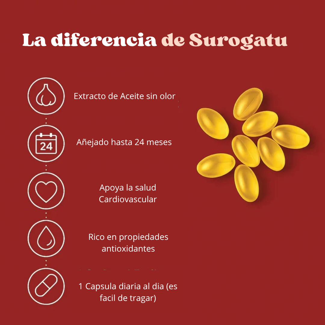 Ajo Negro de Surogatu - Vitalidad y protección en cada cápsula