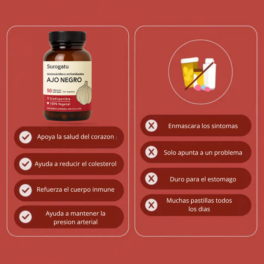 Ajo Negro de Surogatu - Vitalidad y protección en cada cápsula