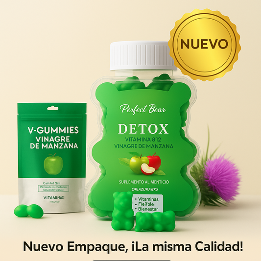 Gomitas Detox de Vinagre de Manzana