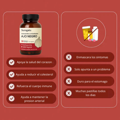Ajo Negro de Surogatu - Vitalidad y protección en cada cápsula