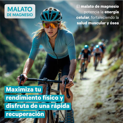 Magnesio Complex 3 en 1: Óxido + Citrato + Lactato para Energía, Sueño y Recuperación Total